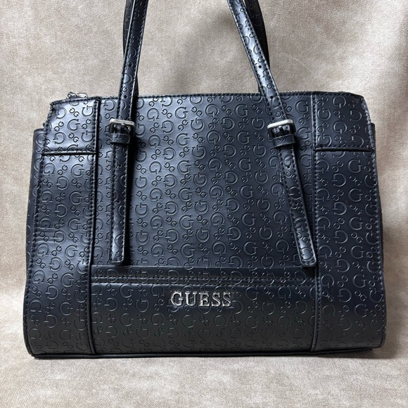 Guess Black Shoulder Purse - Picture 2 of 6